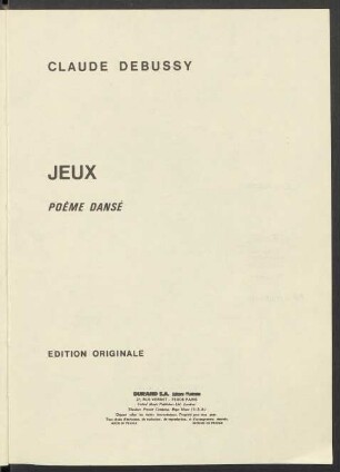 Jeux : Poème dansé