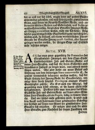 Artic. XVII.