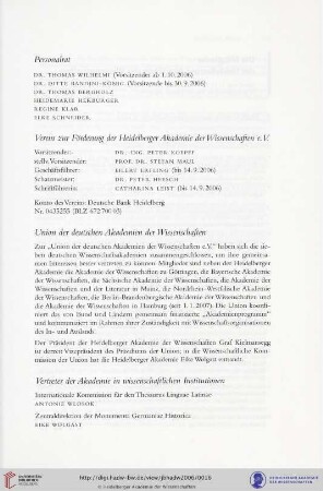 Vertreter der Akademie in wissenschaftlichen Institutionen