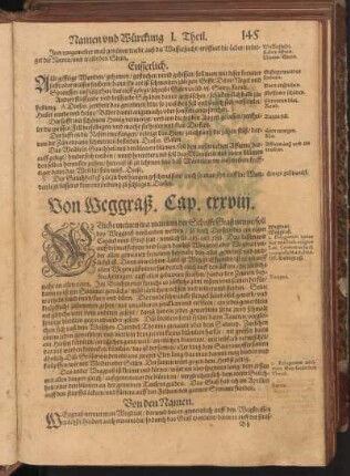 Von Weggraß, Cap. CXXVIII