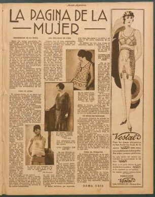 La página de la mujer