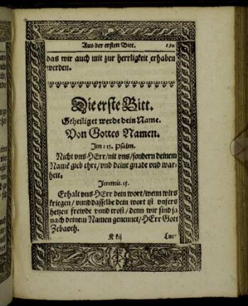 Die erste Bitt. - Die siebende Bitt.