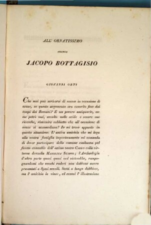 Illustrazione di un'antica lapida inedita Istriana : scoperta nel 1827 in Pala