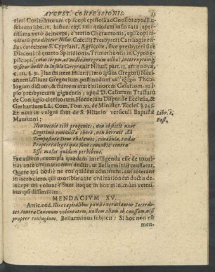 Mendacium XV.