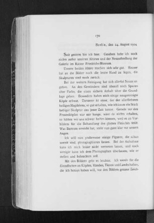 Berlin, den 24. August 1904