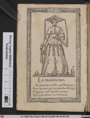 La nictorienne [Recueil de la diversité des habits, Kleidung einer Nictorianerin]
