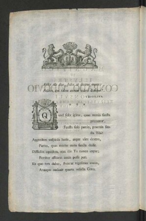 [Viro Magnifico Et Illvstri Conrado Vidovio Consvli Reipvblicae Hambvrgensis Dignissimo.]