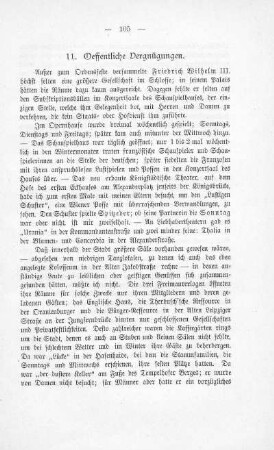 11. Oeffentliche Vergnügungen