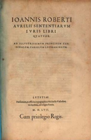 Sententiarum iuris libri quatuor