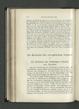 Die Kolonien der europäischen Staaten.