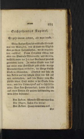 [Sechzehntes - Leztes Kapitel.]