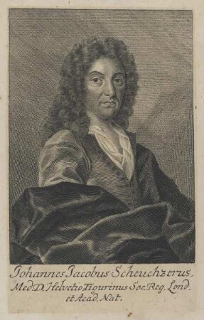 Bildnis des Johannes Jacobus Scheuchzerus