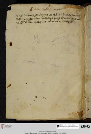 Nachtrag 14./15. Jh.: Kurzes Notat über Quattuor virtutes mit Bezug auf Gallus de Aula Regia, Malogranatum