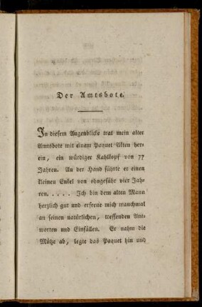 Der Amtsbote
