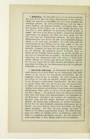 5. Pfahlbauten. 6. Germanische Ansiedelung : [5. Pfahlbauten. 6. Germanische Ansiedelung]