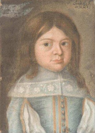 Ernst I., der Fromme, Herzog von Sachsen-Gotha und Altenburg (1601-1675), in seinem 6. Lebensjahr