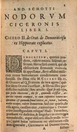 De nodis Ciceronis libri IV. : Cicero a calumniis vindicatus