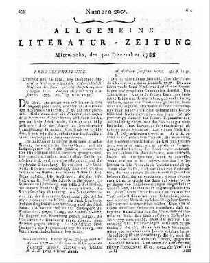 Malerische Reise durch Sachsen : Reise an der Saale. - [Dresden ; Leipzig : Breitkopf] H. 1.-2. - 1788