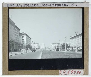 Berlin, Karl-Marx-Allee,Berlin, Strausberger Platz