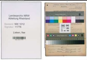 Entnazifizierung Ilse Lisken , geb. 30.08.1914 ()