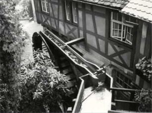 Altes Mühlrad in Meersburg