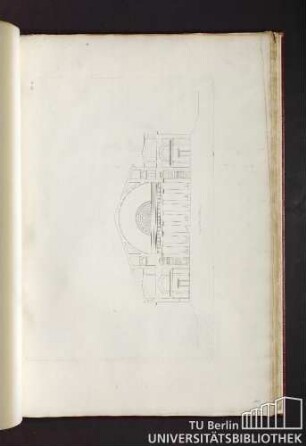 Pl. 6. Coupe de la bourse de Mr Bernard.