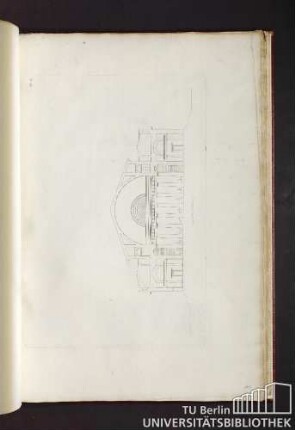 Pl. 6. Coupe de la bourse de Mr Bernard.