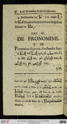 Cap. IV.: De pronomine