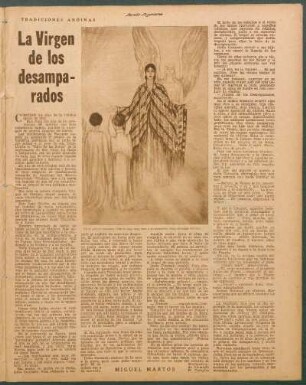 La virgen de los desamparados : Tradiciones andinas