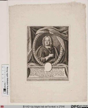 Bildnis Daniel Joseph Mayer Mayern, 1700 Edler von