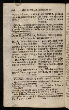 132-140, Am Sonntag Misericordiae; ...