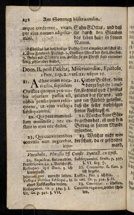 132-140, Am Sonntag Misericordiae; ...