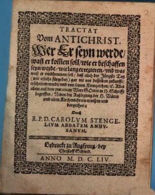 Tractat vom Antichrist