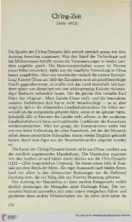 Ch'ing-Zeit