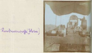 Foto einer französischen Motor-Pflug-Seil-Winde für Luftschiffer