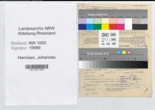 Entnazifizierung Johannes Hermsen, geb. 13.08.1913 (Amtsgerichtsrat)