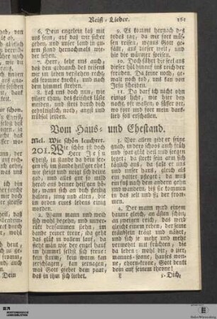 Vom Haus- und Ehestand.
