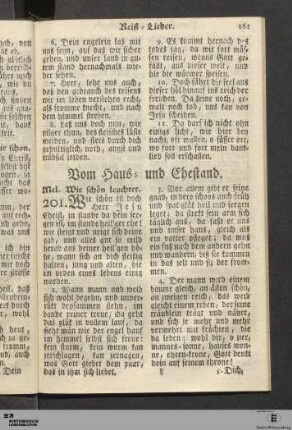 Vom Haus- und Ehestand.