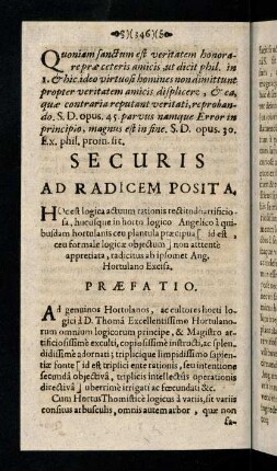 346-411, Securis Ad Radicem Posita