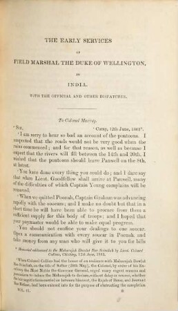 The dispatches of Field Marshal the Duke of Wellington, K. G. during his various campaigns in India, Denmark, Portugal, Spain, the Low Countries and France from 1799 to 1818. 2