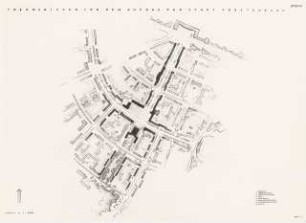 Stadtaufbau Fürstenberg: Lageplan 1:2000