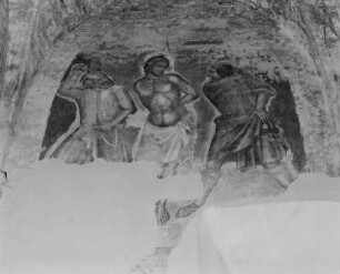 Freskenfragmente zur Passion Christi — Geißelung Christi