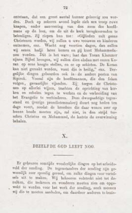 X. Dezelfde God leeft nog