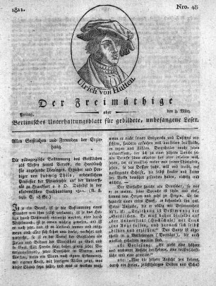 Nro. 48, Freitag, den 8. März 1811