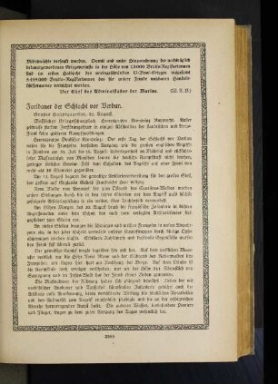 Fortdauer der Schlacht vor Verdun.