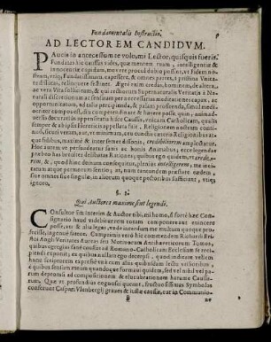 Ad Lectorem Candidum.