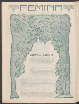 Fémina : Motivo al crochet
