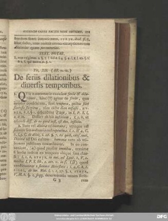 Tit. XII. (III. 11. 12.) De feriis dilationibus & diversis temporibus.