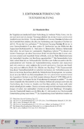 3. Editionskriterien und Textgestaltung