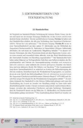 3. Editionskriterien und Textgestaltung